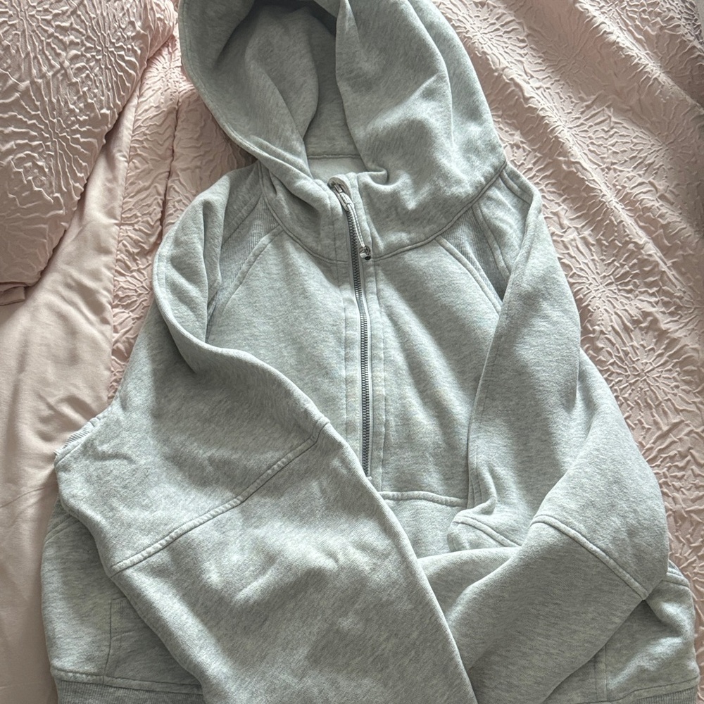 Lululemon Athletica Light Gray Hoodie